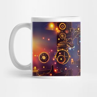 Steampunk lighting Mug